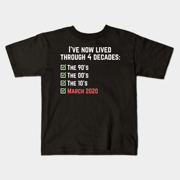 March 2020 Kids T-Shirt by twistedtee